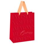 Пакет подарочный MESHU Red wishes MS_66218 11х14х6,5см