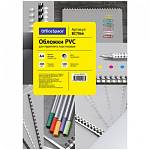 Лист А4 обложечный, OfficeSpace PVC BC7066 200 мкм прозрачн. пластик