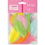 Перья декоративные deVente 8130303 Leaf ассорти пастель 50 шт.
