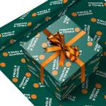 Упаковочная бумага 70х100 лист Подарок и точка 1509-2629