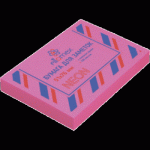 Стикеры 51х76 мм 100л. Attomex 2010905 неон малиновый