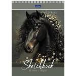 Скетчбук А5 80 л. Хатбер Вороная грация 80Б5Агр_34436 100г/кв.м.