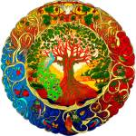 Деревянный пазл 300 дет. Изобилие D 37см MPZCA61-L