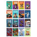 Блокнот А7 40 л. (спираль) БиДжи Микс для мальчиков Б7гр40 12756