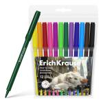 Фломастер 12 цв. ErichKrause Big City Cats 62990