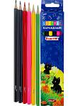 Карандаши цв. 6 цв. Проф-Пресс Кошачья прогулка КЦ-2633