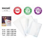 Набор обложек для младших классов 15 шт. ПВХ М-17153