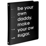 Тетрадь 120 л. А5 на кольцах Lorex Sugar Daddy кожзам. интегральн. LXNBEL-SG 