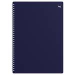Тетрадь А4 80 л. (спираль) БиДжи Base пластиковая обложка синий Т4гр80_пл 08690 