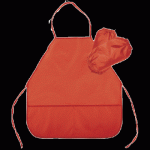 Накидка для труда deVENTE 7042608 красный М с нарукавниками