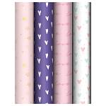 Упаковочная бумага 70х100 лист MESHU Love pattern MS_66827
