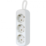 Удлинитель Defender E350 3 розеток с заземлением 5 м 99223 белый