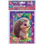 Мозаика алмазная 10х15 Ежик Мульти арт AM10X15-122785