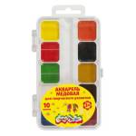 Краски акв. 10 цв. б/к п/к Каляка-Маляка АМККМ10Е