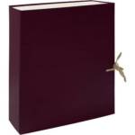 Короб архивный 70 мм. бумвинил Lamark107 бордовый AB0107-BR