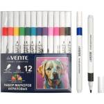 Набор маркеров 12 цв deVente HOBBY CREATIVE Classic&Pastel 5044500 2 мм акрил