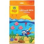 Фетр цветной А4 5 цв. Мульти-Пульти 2 мм ФЦ5р_18065 с рис