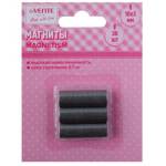 Магниты deVENTE Magnetizm 10х3 мм 30 шт ферритовые черные 8000400