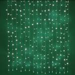 Гирлянда уличная занавес 2x1,5 м 272 LED ламп мерцание коннектор 351-627