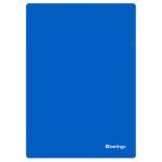 Папка-уголок А4 Berlingo Soft Touch 200мкм LFp_A4981 синяя 