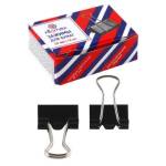 Зажим канц. 15 мм Attomex 4131300 черный (ЦЕНА ЗА УПАКОВКУ 12 шт)