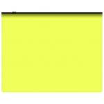 Папка-конверт А4+ на молнии Бюрократ Double Neon DNEBPM4AYELBL желтый 1126070