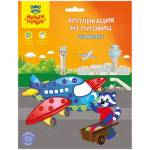 Аппликация из пуговиц 19х22 Мульти-Пульти Самолет 15790