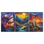 Тетрадь А4 96 л. (клетка) БиДжи Витраж глянц.лам, тисн. фольгойТ4ск96_лг_тф 08666 