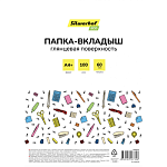 Карман с перфорацией А4+ Silwerhof Eco 60 мкм глянец (ЦЕНА ЗА УПАК.100 шт) 2063031