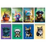 Блокнот А7 40 л. (спираль) БиДжи Забавные питомцы Б7гр40 12759