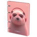 Тетрадь 120 л. А5 на кольцах БиДжи Music style картон, soft-touch ТК5к120_лс_тф 57862 