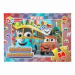 Пазлы 54 эл. Веселые машинки 