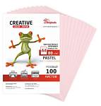 Бумага ксер. А4 100 л. 80 гр. CREATIVE  розовый пастель БП-100р