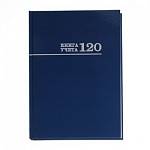 Книга учета 120 л. (клетка) Проф-Пресс Синяя 7БЦ глянц.лам.,офсет 120-8671