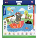 Карандаши цв. 72 цв. Berlingo Жил-был кот трехгран. SS00572