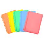 Папка-вкладыш СТАММ А4 ПВХ 180мкм расшир до 250л ассорти 381086 (ЦЕНА ЗА УПАК 5шт)