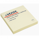 Стикеры 76*76 мм  100л. deVENTE 2010325 желтая