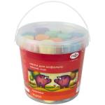 Мел цветной 6 цв. 14 шт. Гамма Мультики круглые д/асфальта ведро 171220211