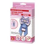 Набор д/творчества Брошь-бант из лент Сердечко 04438