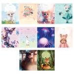 Тетрадь 18 л. (клетка) БиДжи Микс-10 Девочки Т5ск18 62755 