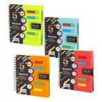 Тетрадь 120 л. (спираль) Alingar Пластик 5цв. пласт. раздел. Good Idea AL10562