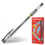 Ручка гелевая G-POINT 0,38 черный 17628 игла