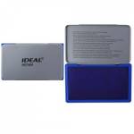 Штемпельная подушка 90х160 мм Trodat IDEAL 9074М металлич. синяя 153127/190094