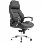 Кресло руководителя Helmi HL-ES08 экокожа черная 297334 (упаковано в 2 коробки)