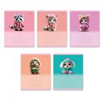 Тетрадь 12 л. (клетка) SVETOCH Крошки в одёжке 01393