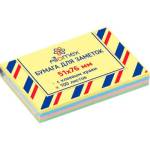 Стикеры 51х76 мм 100 л Attomex 75гр 4 пастельных цвета 2010419