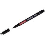 Маркер перман. CD/DVD BERLINGO РМ6434 черный мет. нак