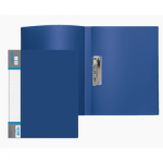 Папка с бок. зажимом deVente 3110407 синяя