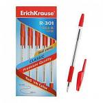 Ручка шариковая EК 1,0 R-301 GRIP Stick 43188 красный