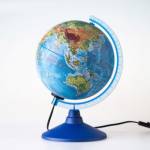 Глобус физико-политич. d=150 мм Классик Евро Ке011500201 с подсветкой